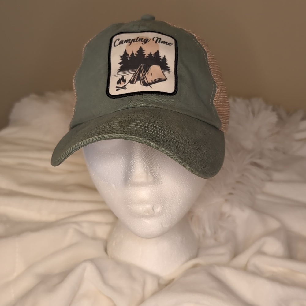 DAVID and YOUNG Camping TRUCKER HAT Adjustable Snap Back